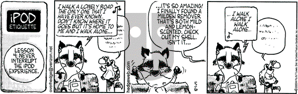Over the Hedge on Friday May 6, 2005 Comic Strip