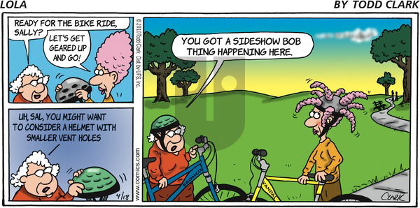 Lola on Sunday April 18, 2010 Comic Strip