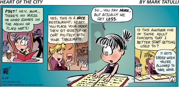 Heart of the City on Sunday March 20, 2011 Comic Strip