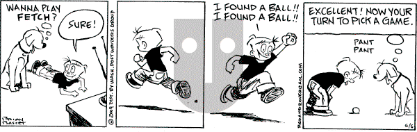 Red and Rover on Saturday June 6, 2009 Comic Strip