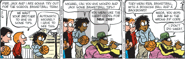 Cleats - Thursday November 17, 2005 Comic Strip