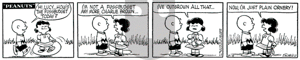 Peanuts on Monday July 4, 1955 Comic Strip