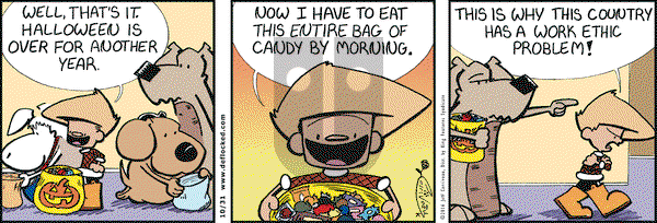DeFlocked on Monday October 31, 2016 Comic Strip
