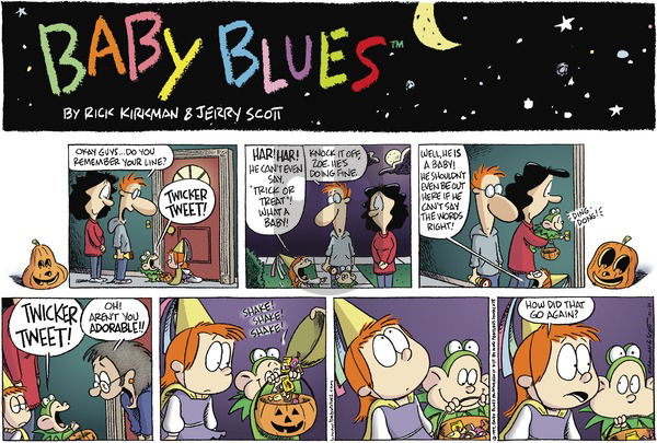 Baby Blues on Sunday October 31, 1999 Comic Strip