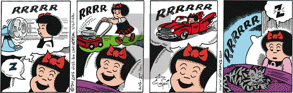 Nancy on Saturday August 27, 2016 Comic Strip