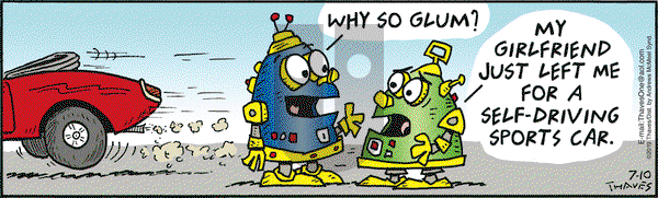 Frank and Ernest on Wednesday July 10, 2019 Comic Strip