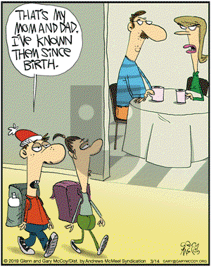 The Flying McCoys on Thursday March 14, 2019 Comic Strip