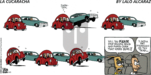 La Cucaracha on Sunday August 3, 2003 Comic Strip