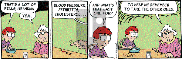 Lola on Monday October 9, 2017 Comic Strip