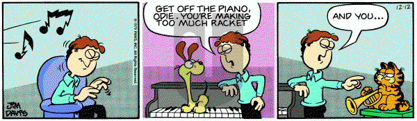 Garfield on Wednesday December 12, 1979 Comic Strip