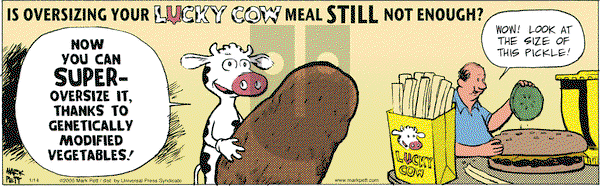 Lucky Cow on Saturday January 14, 2006 Comic Strip