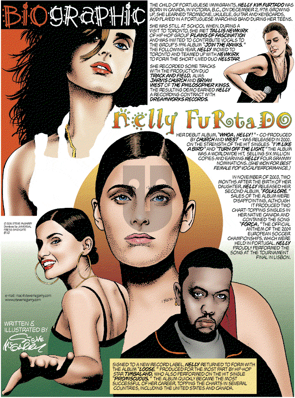 Biographic on Sunday August 13, 2006 Comic Strip