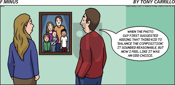 F Minus on Sunday May 11, 2025 Comic Strip