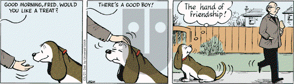 Fred Basset on Monday May 21, 2012 Comic Strip
