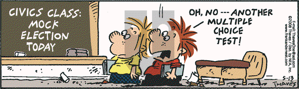 Frank and Ernest on Tuesday May 13, 2008 Comic Strip