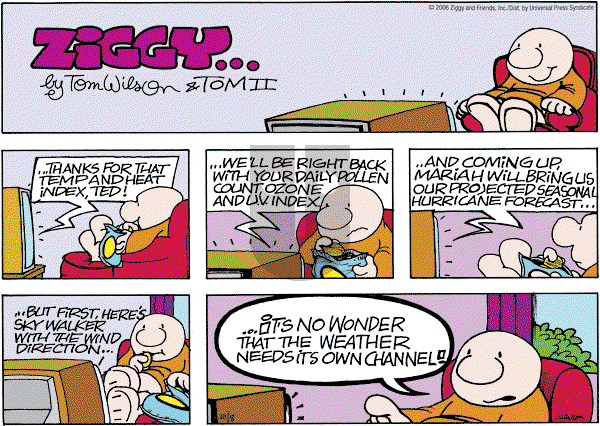 Ziggy - Sunday October 8, 2006 Comic Strip