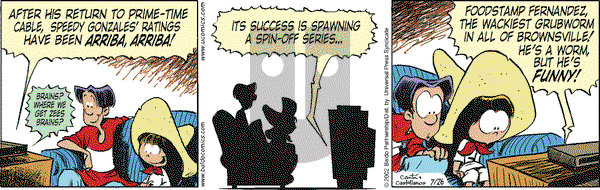 Baldo on Friday July 26, 2002 Comic Strip