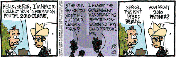 La Cucaracha on Monday May 3, 2010 Comic Strip