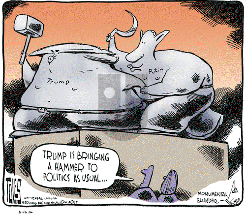 Tom Toles on Wednesday November 16, 2016 Comic Strip