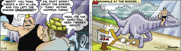 Alley Oop on Monday February 10, 2014 Comic Strip