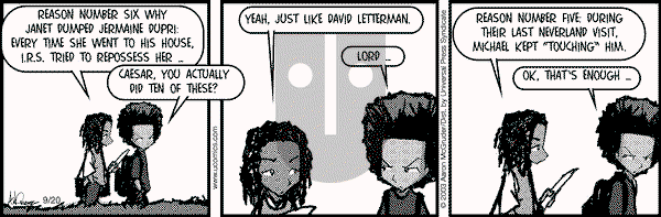 The Boondocks on Saturday April 23, 2011 Comic Strip