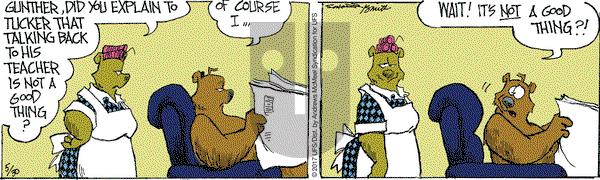 The Grizzwells on Tuesday May 30, 2017 Comic Strip