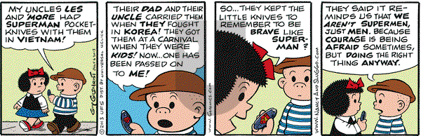Nancy on Saturday July 6, 2013 Comic Strip