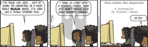 The Boondocks on Thursday July 27, 2006 Comic Strip