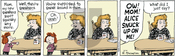 Cul de Sac on Friday March 14, 2014 Comic Strip