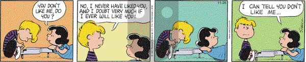 Peanuts - Wednesday November 26, 2014 Comic Strip