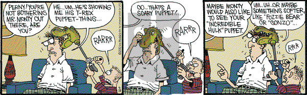 Monty on Saturday April 28, 2012 Comic Strip