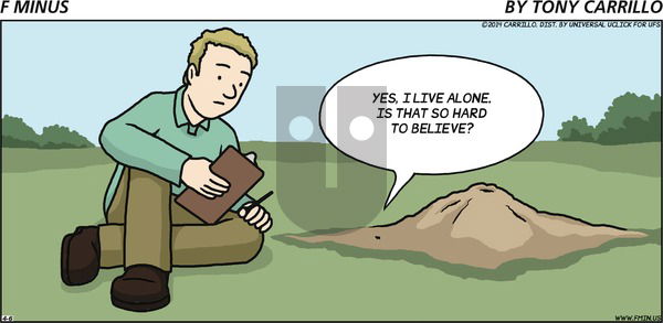 F Minus on Sunday April 6, 2014 Comic Strip