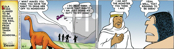 Alley Oop on Friday June 1, 2012 Comic Strip
