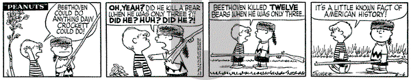 Peanuts on Monday June 6, 1955 Comic Strip