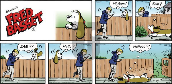 Fred Basset on Sunday April 10, 2016 Comic Strip