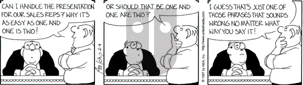 The Born Loser on Tuesday February 4, 1997 Comic Strip