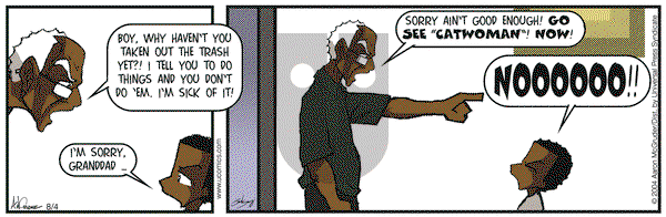 The Boondocks - Wednesday August 4, 2004 Comic Strip