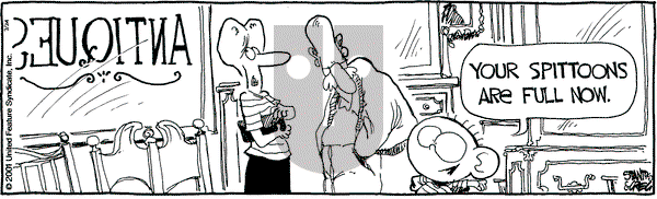 The Buckets on Tuesday July 24, 2001 Comic Strip