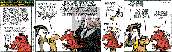 Over the Hedge on Friday October 19, 2012 Comic Strip