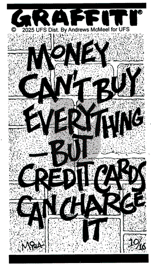 Graffiti on Thursday October 16, 2025 Comic Strip