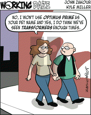 Working Daze on Wednesday July 25, 2007 Comic Strip