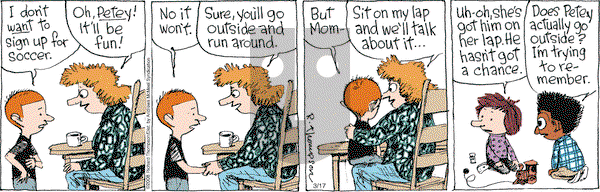 Cul de Sac on Saturday March 17, 2018 Comic Strip