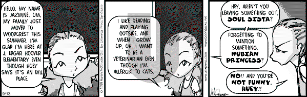 The Boondocks on Monday April 16, 2007 Comic Strip