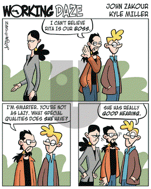 Working Daze on Monday September 26, 2005 Comic Strip
