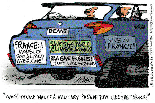 Henry Payne on Tuesday February 13, 2018 Comic Strip
