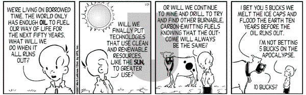 Cow and Boy Classics on Monday January 29, 2007 Comic Strip