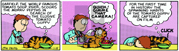 Garfield on Friday November 15, 1985 Comic Strip