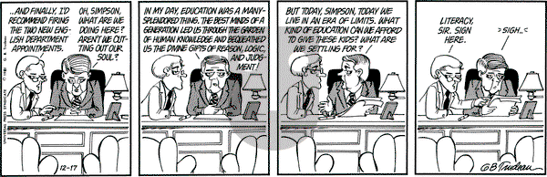 Doonesbury on Thursday December 17, 1981 Comic Strip