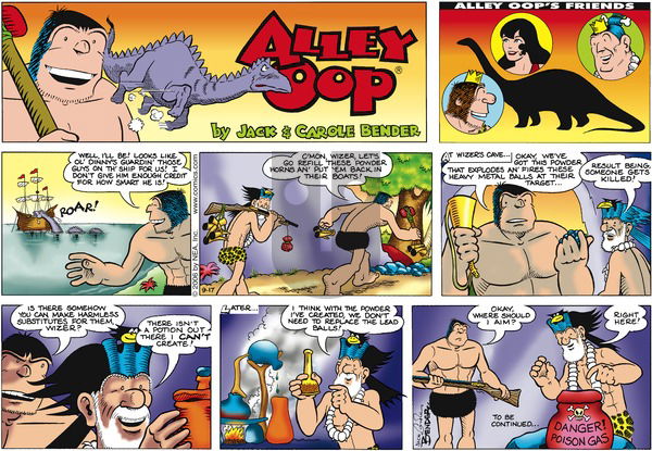 Alley Oop on Sunday September 17, 2006 Comic Strip