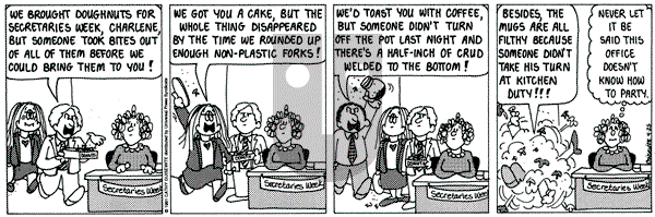 Cathy Classics on Friday April 26, 1991 Comic Strip